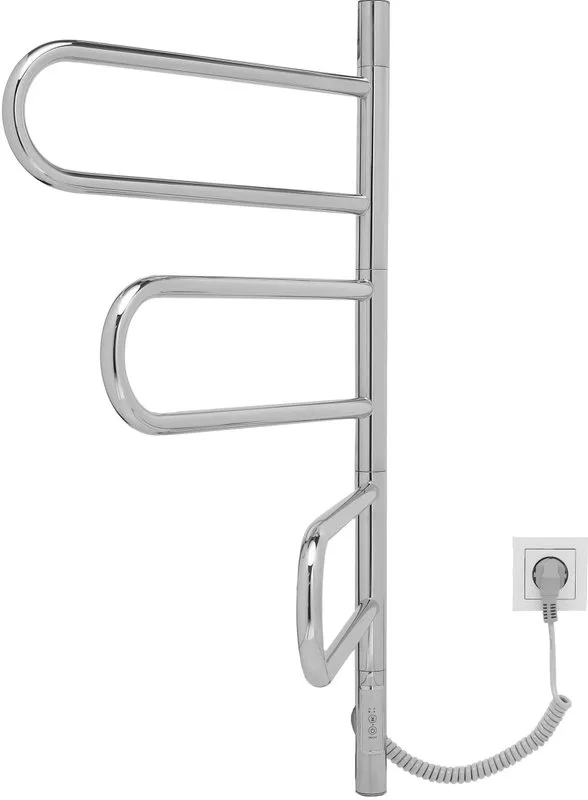 Полотенцесушитель электрический Vincea VTD-1R2CE 44x80 хром Sancos — официальный сайт