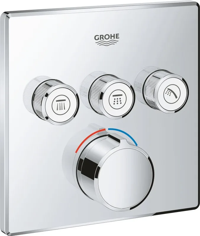 Встраиваемый смеситель Grohe Grohtherm SmartControl 29149000 Sancos — официальный сайт