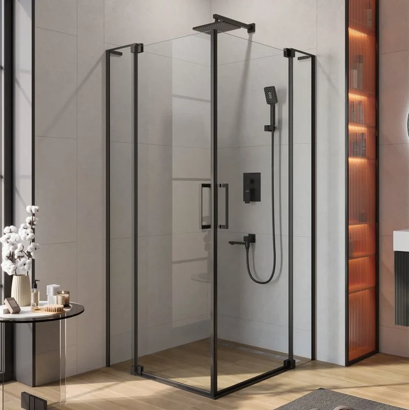 Душевой уголок Cezares Slider A 2 90/100 C NERO Sancos — официальный сайт