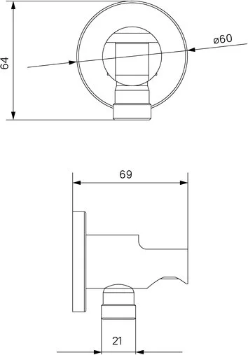 Шланговое подключение IDDIS Built-in Shower Accessories 003BL01i62, с держателем, черное Sancos — официальный сайт