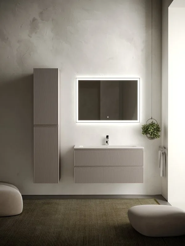 Тумба с раковиной Sancos Snob R 100 см, doha soft Sancos — официальный сайт