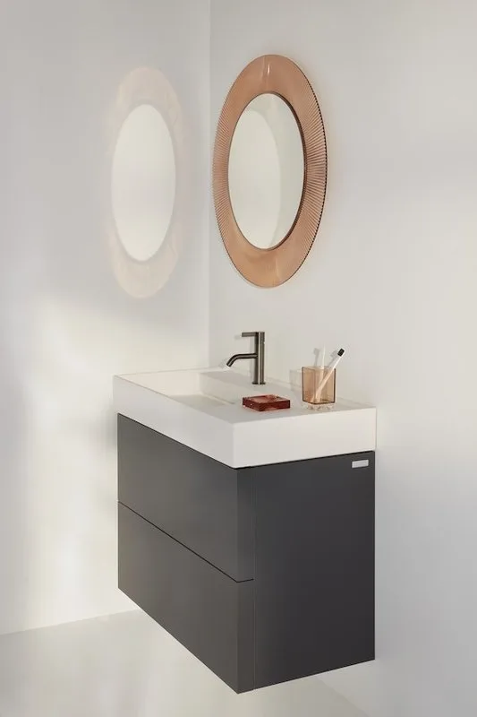 Зеркало круглое Laufen Kartell by Laufen 80 янтарь Sancos — официальный сайт