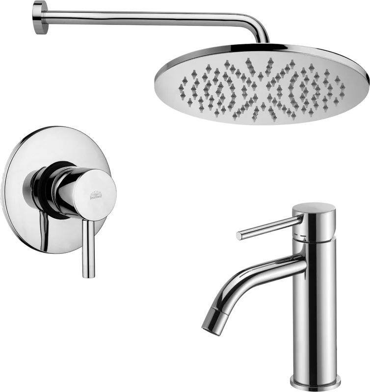 Комплект для ванной Paffoni Light KITLIG011CR071 С ВНУТРЕННЕЙ ЧАСТЬЮ, хром Sancos — официальный сайт