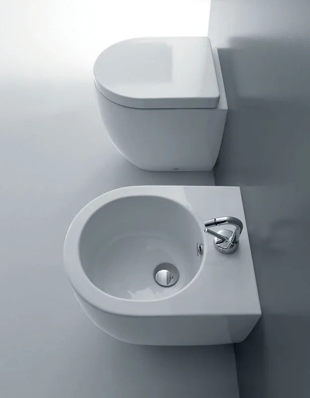 Унитаз приставной напольный Kerasan Flo 311401 Sancos — официальный сайт