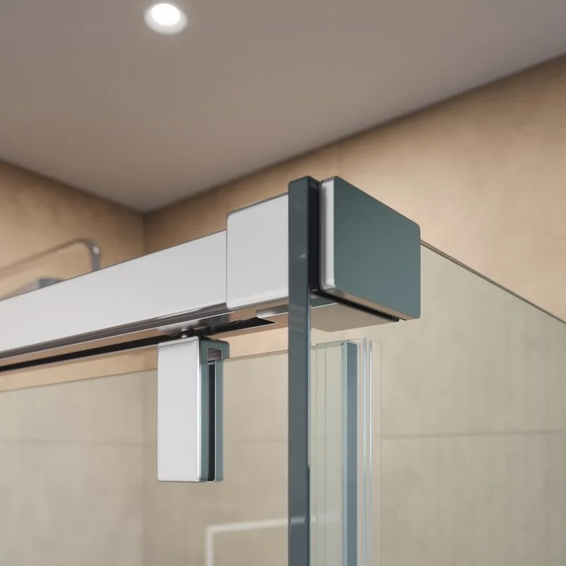 Душевой уголок BelBagno Soft Close-1 A-1-100-C-Cr профиль хром Sancos — официальный сайт