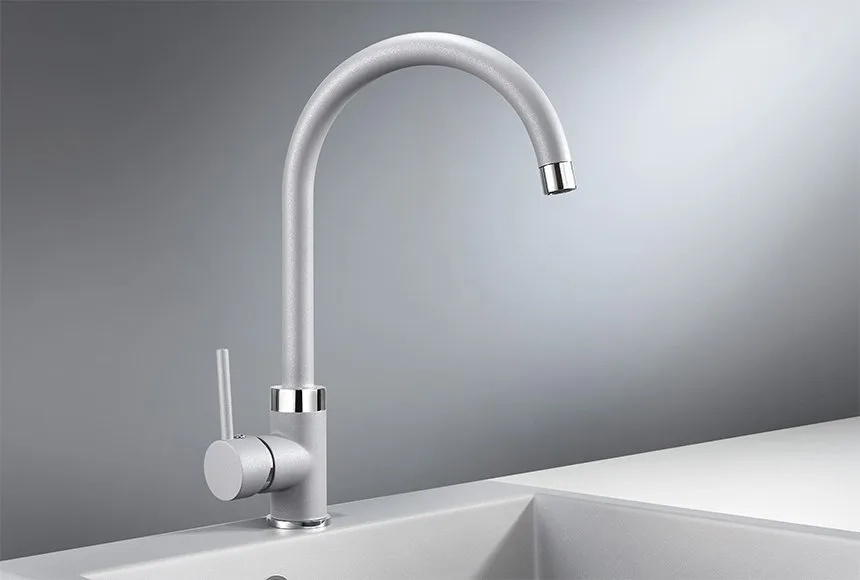 Смеситель для кухни Granula 2125, алюминиум Sancos — официальный сайт