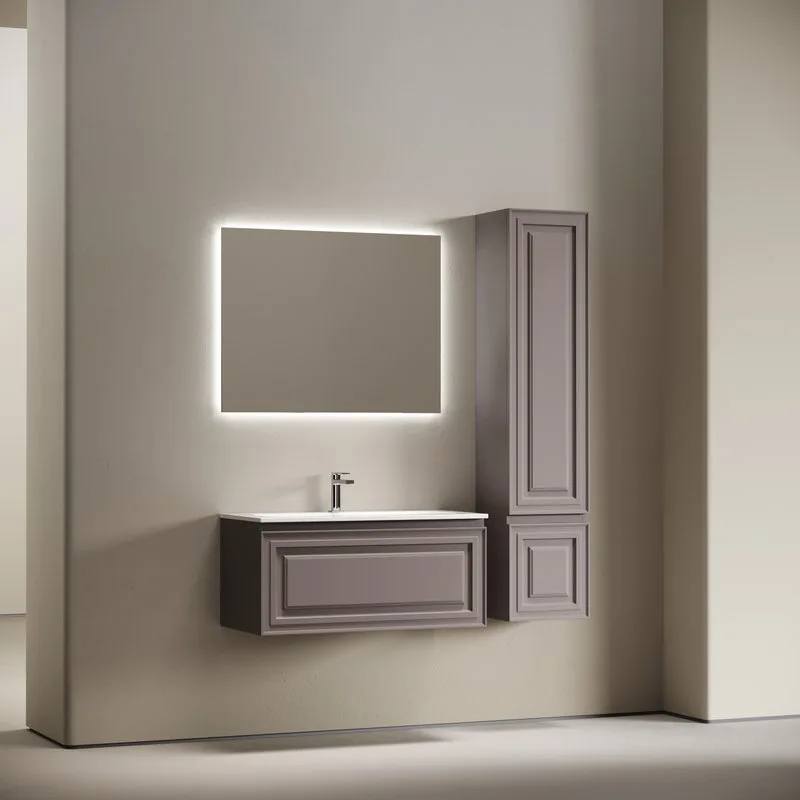 Тумба с раковиной Sancos Very 90 подвесная, doha soft, раковина СN7019 Sancos — официальный сайт