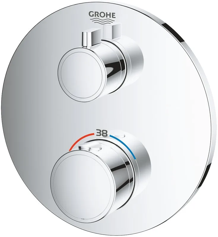 Термостатический смеситель встраиваемый Grohe Grohtherm 24075000 для душа Sancos — официальный сайт