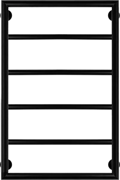 Полотенцесушитель водяной Secado Парма 2 80x50, черный матовый
