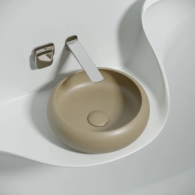 Накладная раковина Ceramicanova Element CN6050MC капучино матовая Sancos — официальный сайт