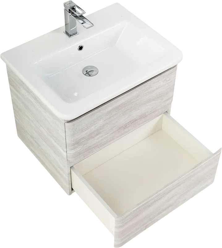 Тумба под раковину без столешницы BelBagno Albano-Cer 50 подвесная, rovere vintage bianco Sancos — официальный сайт