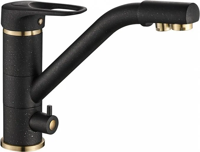 Смеситель для кухни Steel Hammer SH 321 BLACK BR Sancos — официальный сайт