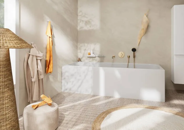 Настенный держатель Hansgrohe Porter S 28331140 матовая бронза Sancos — официальный сайт