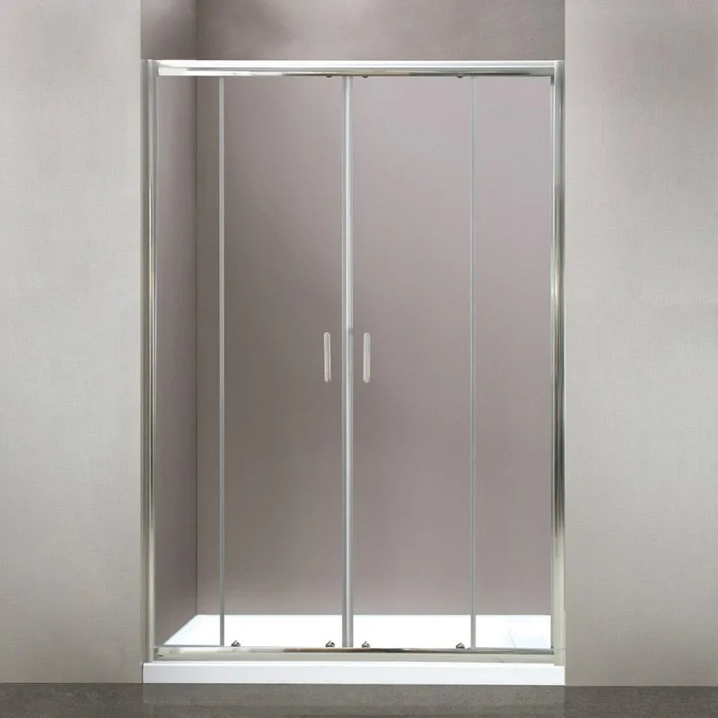 Душевая дверь в нишу BelBagno Uno 195 BF 2 170 C Cr стекло прозрачное Sancos — официальный сайт