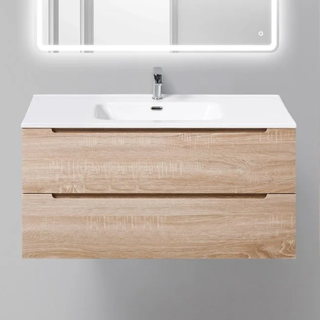 Тумба под раковину без столешницы BelBagno Etna 100 rovere bianco Sancos — официальный сайт