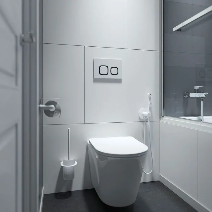 Кнопка смыва IDDIS Unifix UNI04WBi77 004, белая Sancos — официальный сайт