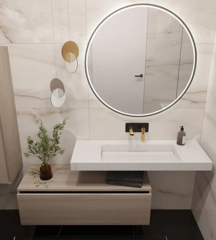Раковина Armadi Art Flat Calacatta 120 Sancos — официальный сайт