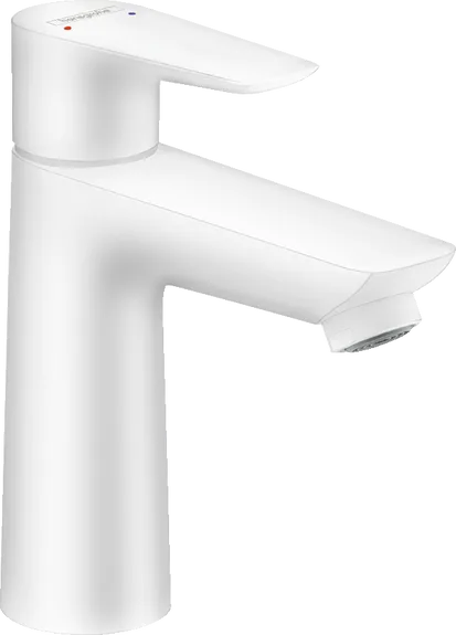 Смеситель для раковины Hansgrohe Talis 110 71710700 с донным клапаном, матовый белый Sancos — официальный сайт