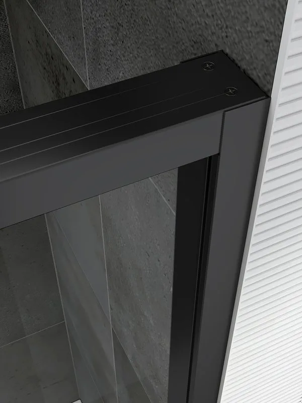 Душевой уголок Abber Komfort AG93120B-S92B 120х90 см, профиль черный, стекло прозрачное Sancos — официальный сайт
