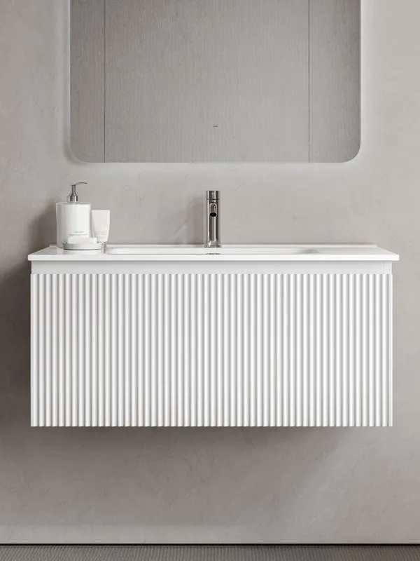 Тумба под раковину Sancos Snob R 1.0 90 подвесная Bianco (белый), SNR1.090W Sancos — официальный сайт