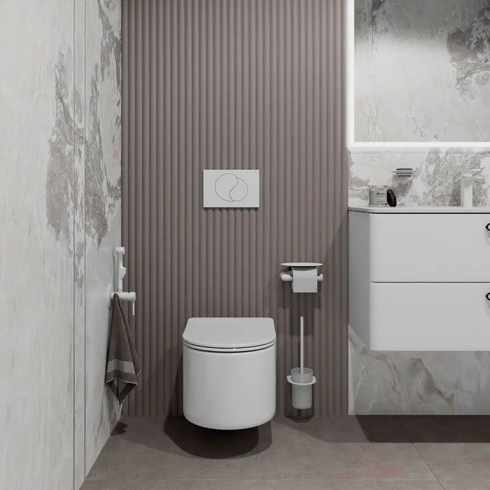 Кнопка смыва IDDIS Unifix UNI02MWi77 002, белая Sancos — официальный сайт