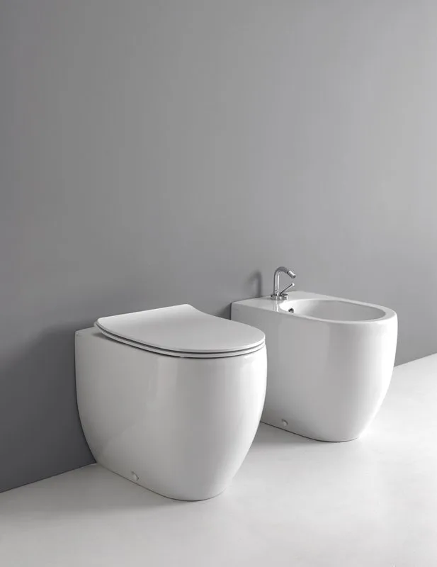 Унитаз приставной напольный Kerasan Flo 311201 Sancos — официальный сайт