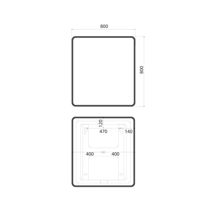 Зеркало IDDIS Cloud X 80 c подсветкой Sancos — официальный сайт