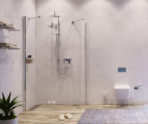 Душевой уголок Wasserkraft Aller White 10H06LW 120x80 см Sancos — официальный сайт
