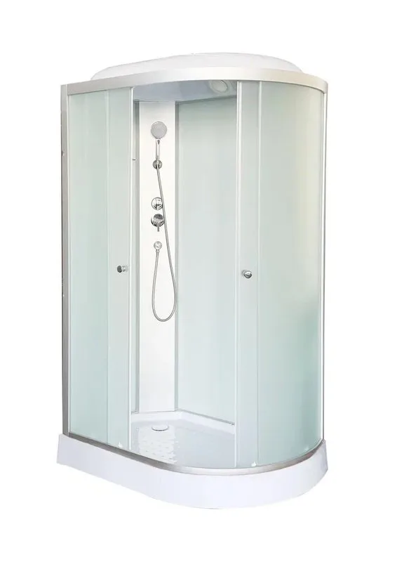 Душевая кабина DTO LM902L 120х80, профиль хром, стекло матовое Sancos — официальный сайт