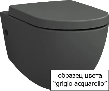 Крышка-сиденье ArtCeram Civitas CIA010 grigio acquarello, с микролифтом Sancos — официальный сайт