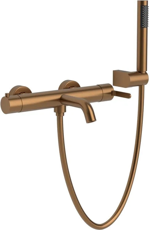 Смеситель для ванны с душем AltroBagno Unione 0223 RaSp, матовая медь Sancos — официальный сайт