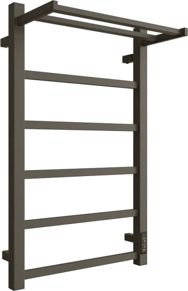 Полотенцесушитель электрический Двин Fj Plaza Neo 80х50, графит, с полкой Sancos — Оригинал