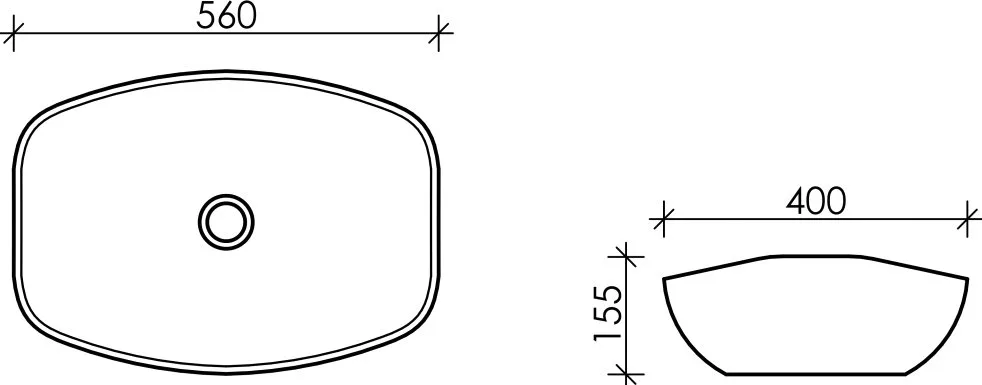Накладная раковина Ceramicanova Element CN5016 Sancos — официальный сайт