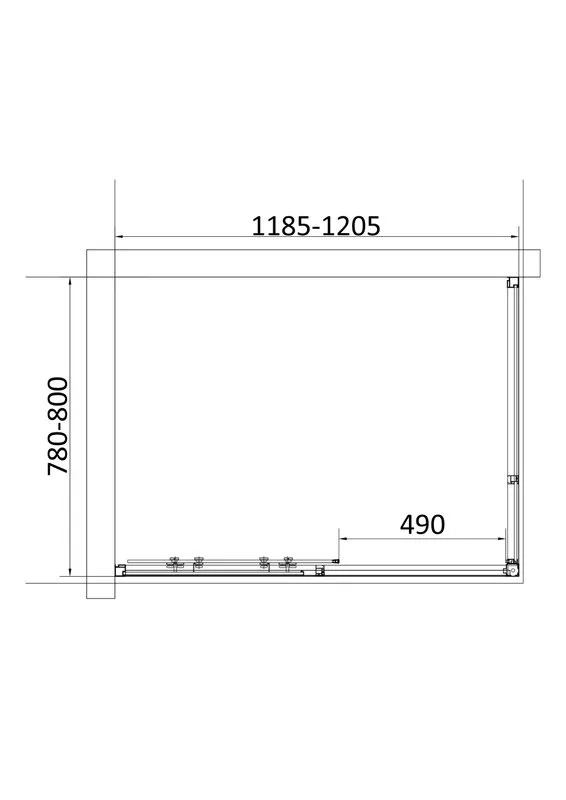 Душевой уголок Vincea Slim VSR-6SL8012CL 120х80 см, профиль глянцевый хром, стекло прозрачное Sancos — официальный сайт