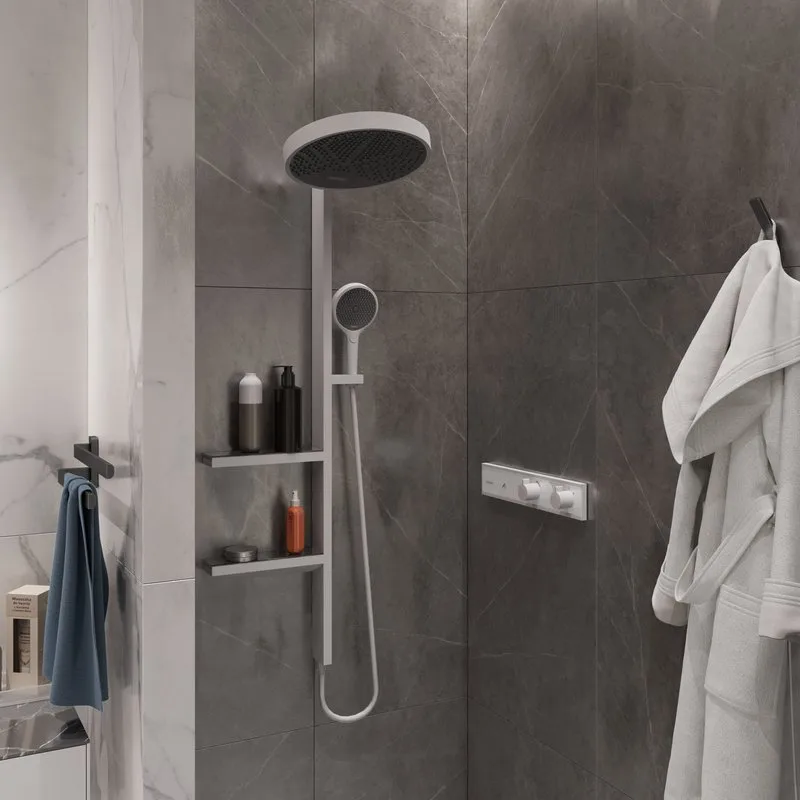 Душевая стойка Hansgrohe Rainfinity 26842700 Sancos — официальный сайт