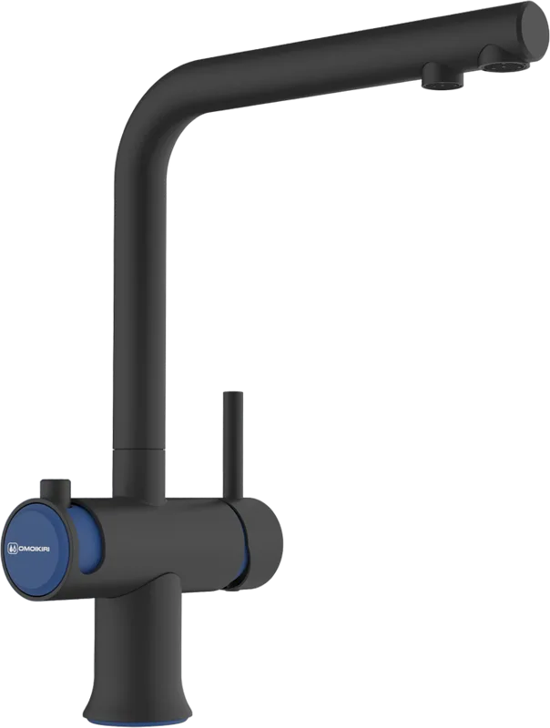 Смеситель для кухни Omoikiri Hotaru GB-IB графит, indigo blue Sancos — официальный сайт