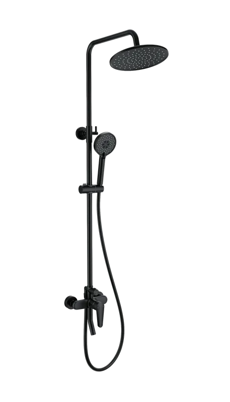 Душевая стойка Wonzon & Woghand WW-B2168-A-MB, матовая черная Sancos — официальный сайт