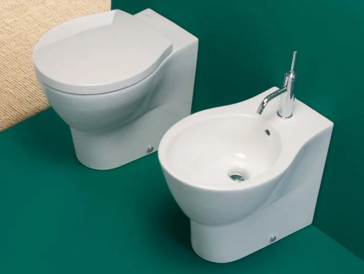 Биде напольное Hatria Nido Y0QW01 белое Sancos — официальный сайт