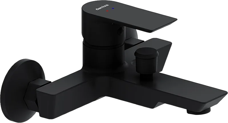 Смеситель для ванны с душем Damixa Apollo 471000300, матовый черный Sancos — официальный сайт