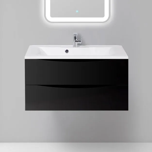 Тумба под раковину без столешницы BelBagno Marino 90 nero lucido Sancos — официальный сайт