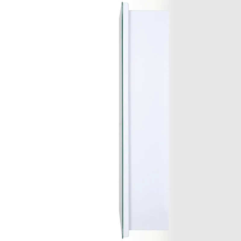 Зеркало-шкаф Art&Max Merano 80х80 L белое, с LED-подсветкой, 6000К Sancos — официальный сайт