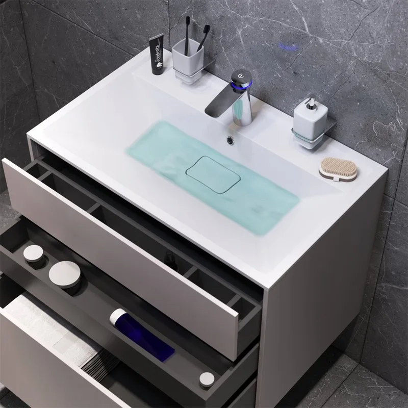 Тумба под раковину без столешницы AM.PM Inspire V2.0 80 элегантный серый Sancos — официальный сайт