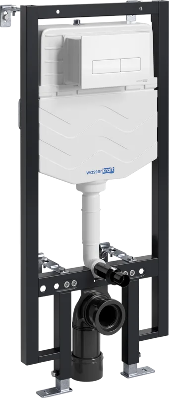 Система инсталляции для унитазов Wasserkraft Vils 56TLT.010.ME.WM03, с кнопкой смыва матовой белой Sancos — официальный сайт