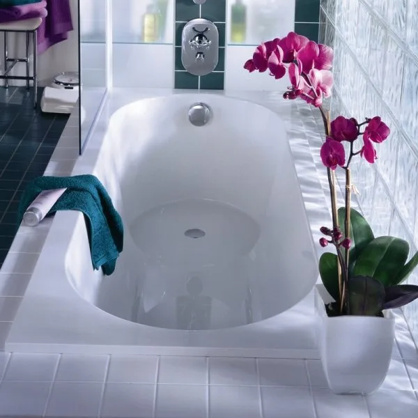 Акриловая ванна Villeroy & Boch Libra UBQ180LIB2V-01 180x80 см, встраиваемая, цвет альпийский белый, Sancos — официальный сайт
