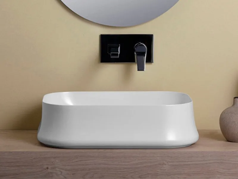 Накладная раковина Simas Sharp SH 08 60x42 см Sancos — официальный сайт