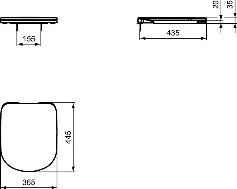 Крышка-сиденье Ideal Standard Tempo T679401 с микролифтом, петли хром Sancos — официальный сайт