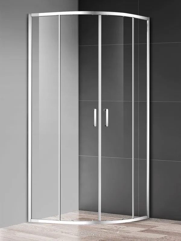 Душевой уголок AQUAme AQM3801F-8 80х80, профиль хром Sancos — официальный сайт