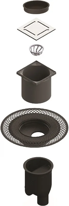 Душевой трап Berges Platz Norma 090059, 15x15 см Sancos — официальный сайт