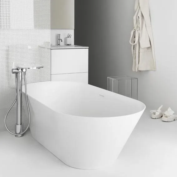 Ванна из искусственного камня Laufen Kartell by Laufen 2.2633.2.000.000.1 170x80 см, отдельностоящая Sancos — официальный сайт