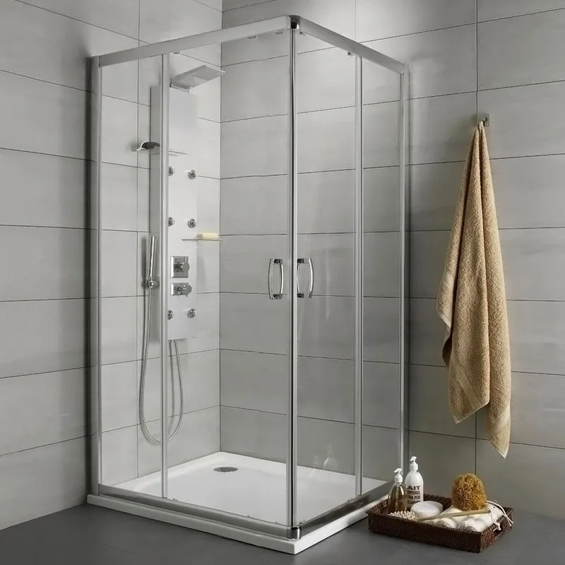 Душевой уголок Radaway Premium Plus D 80x100x190 прозрачное стекло Sancos — официальный сайт
